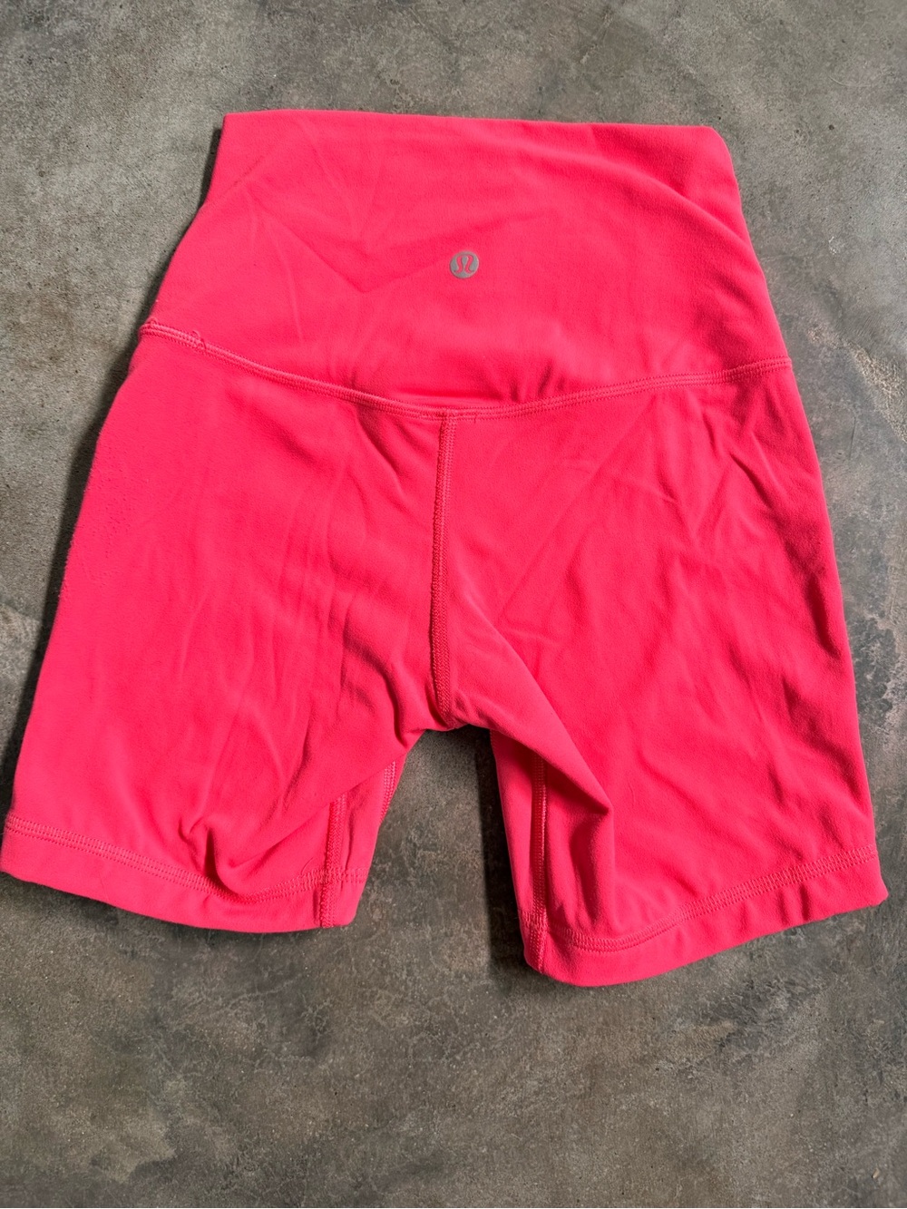 lululemon athletica Bright Pink High-Rise Bike Shorts